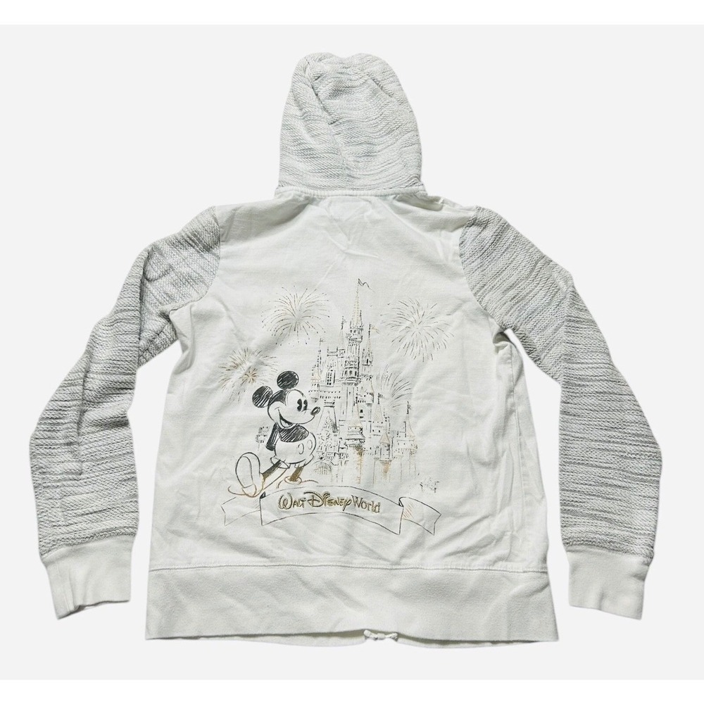 Disney Sweater Hoodie Women's XL/1X Plus Big & Tall Mickey Mouse Castle